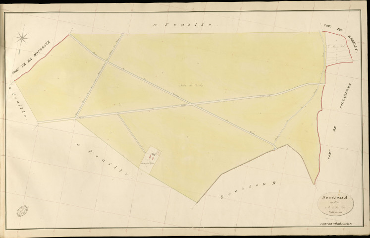 Sébécourt. Section A _ des Clos _ 2e de 4 Feuilles