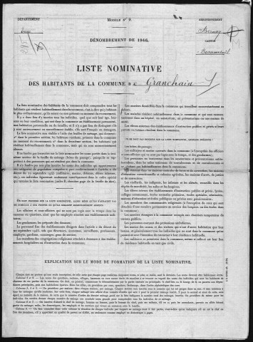 GRANCHAIN 1946