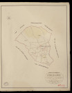 Saint-Julien-de-la-Liègue. Tableau d'assemblage du Plan Parcellaire de la Commune Saint-Julien-de-la-Liègue _ Canton de Gaillon - Louviers - Eure. _ Terminé sur le terrain en 1829, sous l'administration de M. Le Vicomte Raymond Delaitre, Préfet - M. Porel, Maire et sous la direction de M. Hurtrelle, Directeur des Contributions directes. _ M. Hautier, Géomètre en Chef. _ Par M. Lefebvre, Géomètre de 1re classe