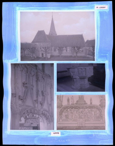 "Églises rurales du département de l'Eure" du chanoine Bonnenfant tome II, planche LXXXIV Louye (Eure).