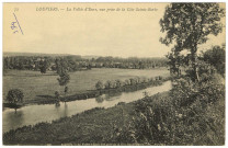 Louviers-Ville. La Vallée d'Eure, vue prise de la Côte Sainte-Barbe.
