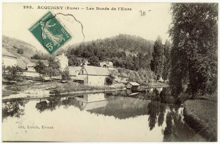 Acquigny. Les Bords de l'Eure.