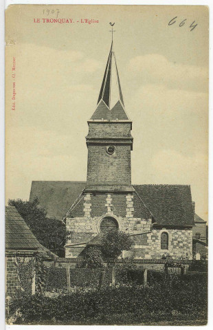 Tronquay (Le). L'Eglise.