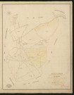Montaure. Tableau d'assemblage _ du Plan Parcellaire de la Commune de Montaure. _ Canton de Pont-de-l'Arche - Louviers - Eure. _ Terminé sur le terrain le 4 Octobre 1834 sous l'administration de M. A. Passy, Préfet _ M. Sevestre, maire _ en sous la Direction de M. Marel, Directeur des Contributions directes. _ M. Le Fébure, Géomètre Chef. _ Par M. Renault, Géomètre de 1re classe.