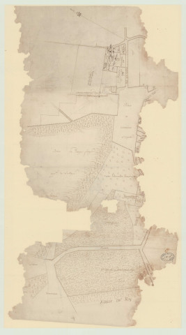 Bois-Jérôme - 1- Plan de la seigneurie de La Frenaye. * 2- Plan parcellaire. *