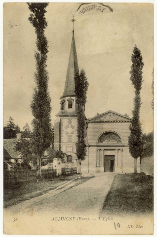 Acquigny. L'église.