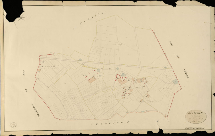 Saint-Denis-du-Béhélan. Section E _ de Maribert _ 2e et dernière Feuille