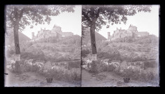 Le château de Vianden (Luxembourg) dévasté