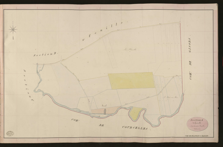 Neaufles-Saint-Martin. Section A _ de rainville _ 3e et dernière Feuille