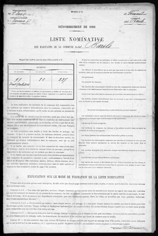 BARILS(LES) 1901