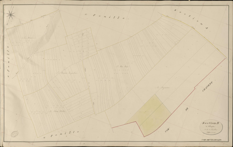Villegats. Section B _ de Villegats _ 2e de 4 Feuilles