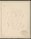 Bosc-Benard-Crescy. Tableau d'assemblage _ du Plan Parcellaire de la Commune de Bosbenard-Crescy _ Canton de Bourgtheroulde - Pontaudemer - Eure. _ Terminé sur le terrain en 1828, sous l'administration de M.le Vicomte Raymond Delaitre, Préfet _ M. Duval, maire _ en sous la Direction de M. Hurtrelle, Directeur des Contributions directes. _ M. Hautier, Géomètre en Chef. _ Par M. Auxerre, Géomètre de 1re classe.