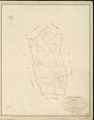 Burey. Tableau d'assemblage _ du Plan Parcellaire de la Commune de Burey _ Canton de Conches - Evreux - Eure. _ Terminé sur le Terrain le 31 Mars 1854 , sous l'administration de M. Janvier, Préfet _ M. Chéron, Maire _ sous la Direction de M. Masson, Directeur des Contributions directes _ M. Le Fébure, Géomètre en Chef. _ Par M. Lefebure Désiré, Géomètre de 1re classe.