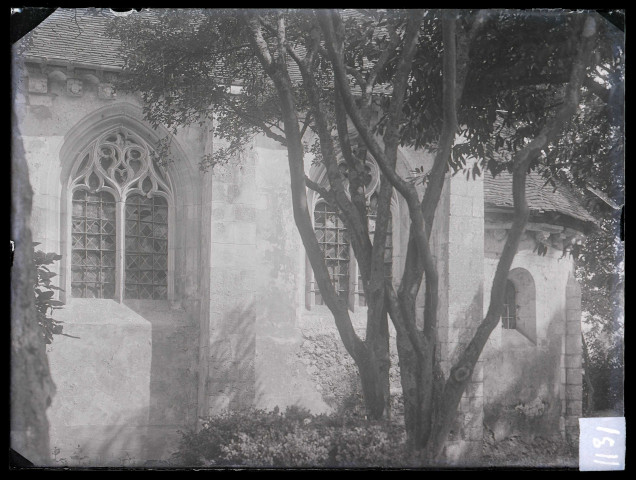 Église de Saint-Éloi-de-Fourques (Eure), chapelle, mur méridional.