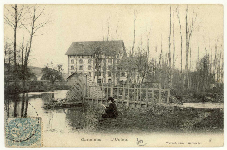 Garennes-sur-Eure. L'Usine.