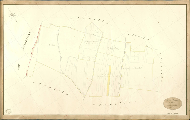 Dardez. Section A _ du Village _ 4e de 7 Feuilles