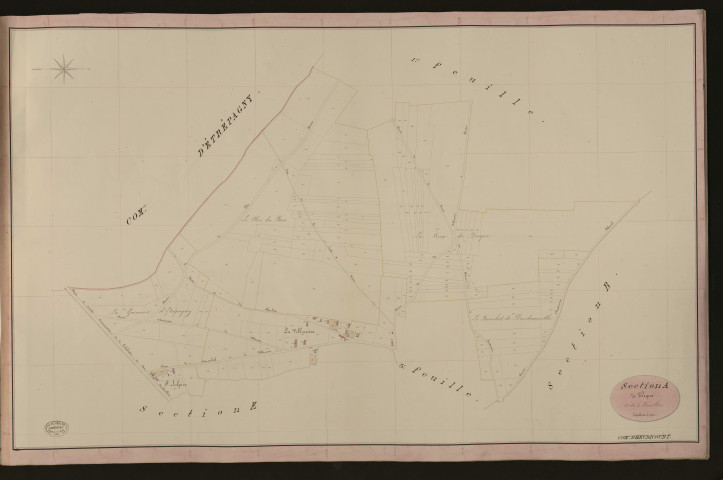 Heudicourt. Section A _ de Disque _ 2e de 3 Feuilles
