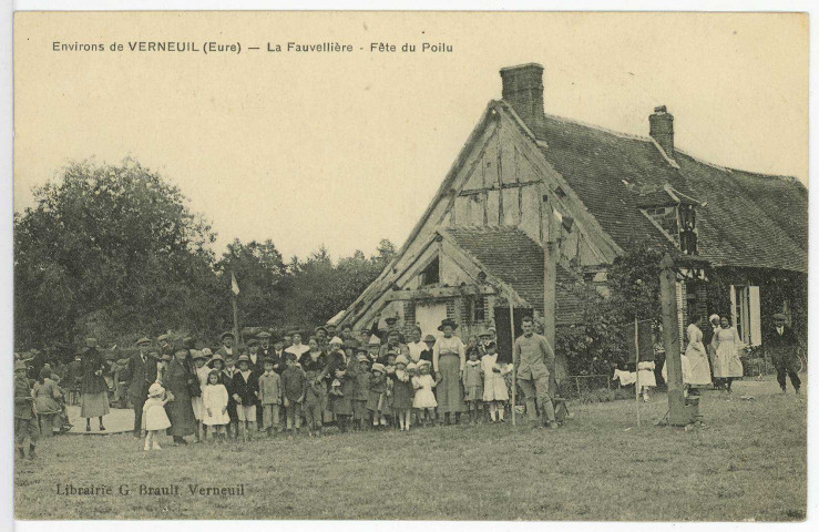 Verneuil-sur-Avre. La Fauvellière - Fête du Poilu.