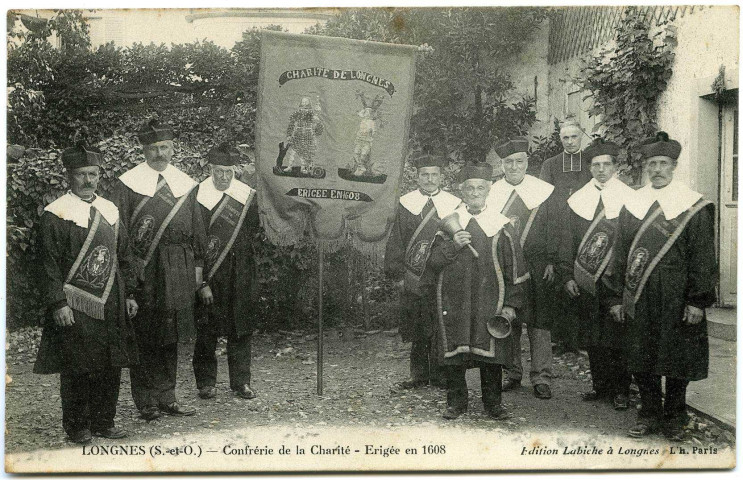 Seine-et-Oise. Longnes (S. -et-O. ). - Confrérie de la Charité. - Erigée en 1608.