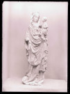 Statue de Vierge à l'enfant de l'église de Mézières-en-Vexin (Eure).