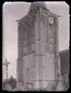 Église de Barc (Eure), clocher et cimetière.