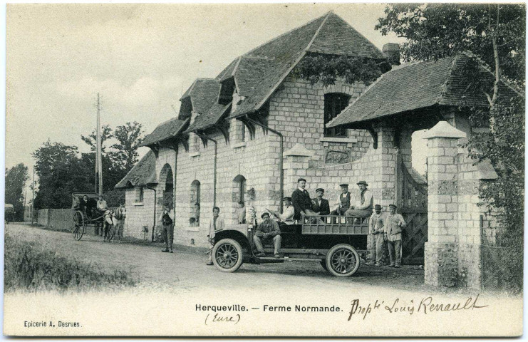 Herqueville. Ferme Normande - Propriété Louis Renault.