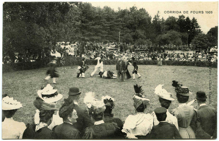 Fours-en-Vexin. Corrida de Fours 1908.