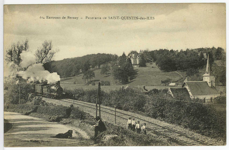 Saint-Quentin-des-Isles. Panorama de Saint-Quentin-des-Isles.