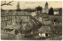 Aizier. Vue générale. La Seine.