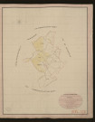 Flipou. Tableau d'assemblage du Plan Parcellaire de la Commune de Flipou. _ Canton de Fleury-sur-Andelle - Andelys - Eure. _ Terminé sur le terrain le 5 novembre 1838, sous l'administration de M. A. Passy, Préfet - M. Milliard, Maire et sous la direction de M. Marel, Directeur des Contributions directes. _ M. Le Fébure, Géomètre en Chef. _ Par M. Pizier, Géomètre de 1re classe