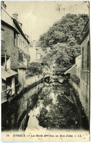 Evreux-Ville. Les Bords de l'Iton au Bois Jolet.