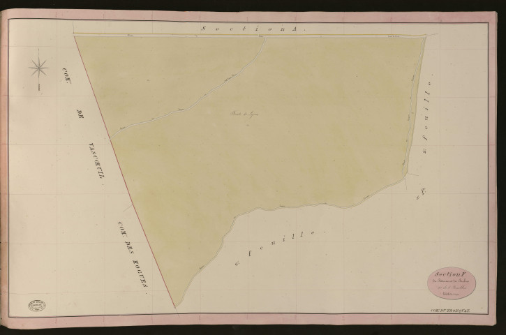 Tronquay (Le). Section F _ du Bâtiment et des Brulins _ 1re de 6 Feuilles