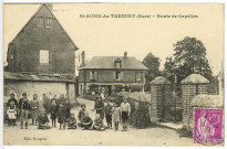 Saint-Aubin-du-Thenney. Route de Capelles.