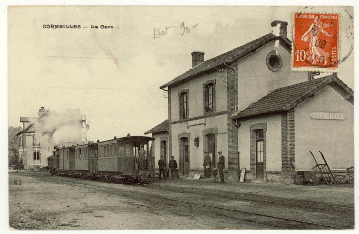 Cormeilles. La Gare.