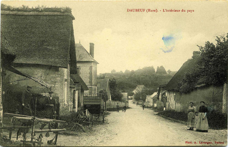 Daubeuf-près-Vatteville. L'intérieur du Pays.