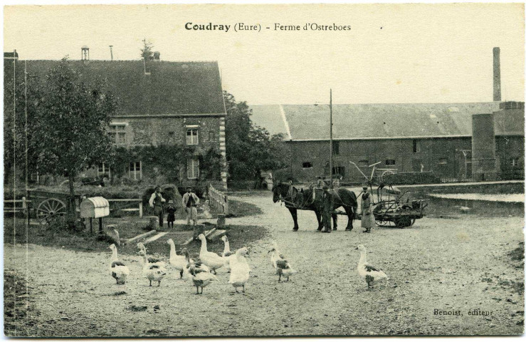 Coudray. Ferme d'Ostrebocs.