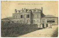 Saint-Marcel. La Mairie et les Ecoles.