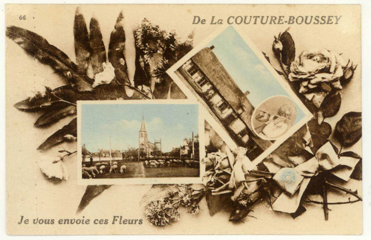 Couture-Boussey (La). De La Couture-Boussey - Je vous envoi ces fleurs.