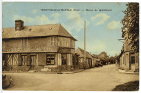 Trouville-la-Haule. Route de Quilleboeuf au rendez-vous des chasseurs.