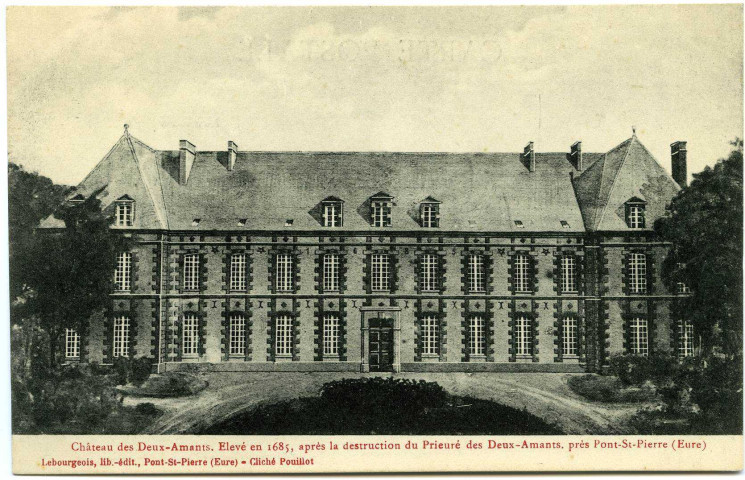 Pont-Saint-Pierre. Château des Deux Amants.