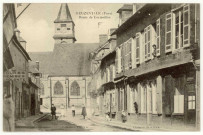 Beuzeville. Route de Cormeilles.