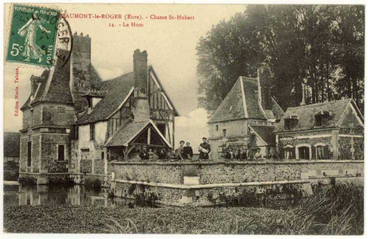 Beaumont-le-Roger. Chasse St-Hubert-Le Hom.