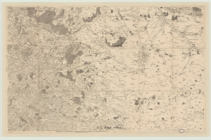 Carte de Cassini n° 27 (sud de Chartres)