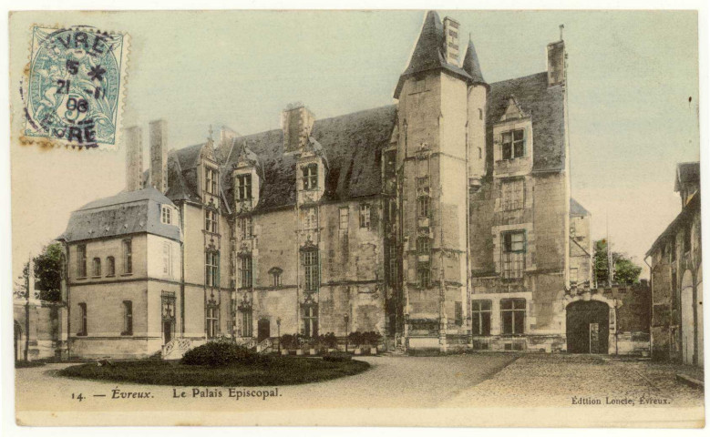Evreux-Ville. Le Palais Episcopal.
