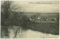 Mesnil-sur-l'Estrée (Le). Vue sur l'Avre à l'Estrée.