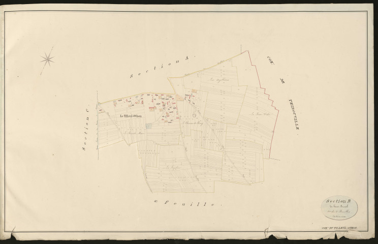 Tilleul-Othon (Le). Section B _ du haut Breuil _ 1re de 2 Feuilles