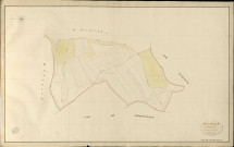 Gaudreville-la-Rivière. Section D _ des Champs Louvis _ 1re de 2 Feuilles