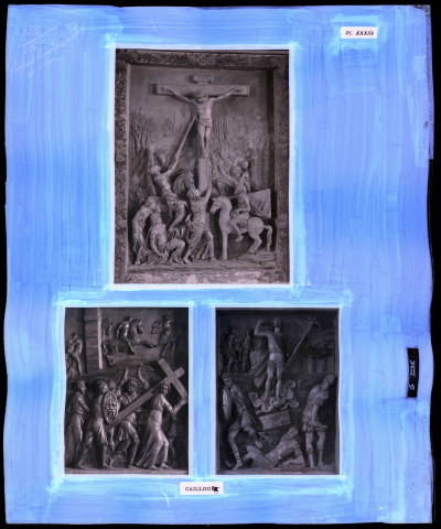 "Églises rurales du département de l'Eure" du chanoine Bonnenfant tome I, planche XXXIII Caillouet-Orgeville (Eure).