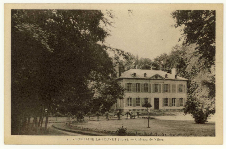 Fontaine-la-Louvet. Château de Vilers.
