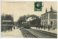Fontaine-la-Soret. La Rivière Thibouville La Gare.